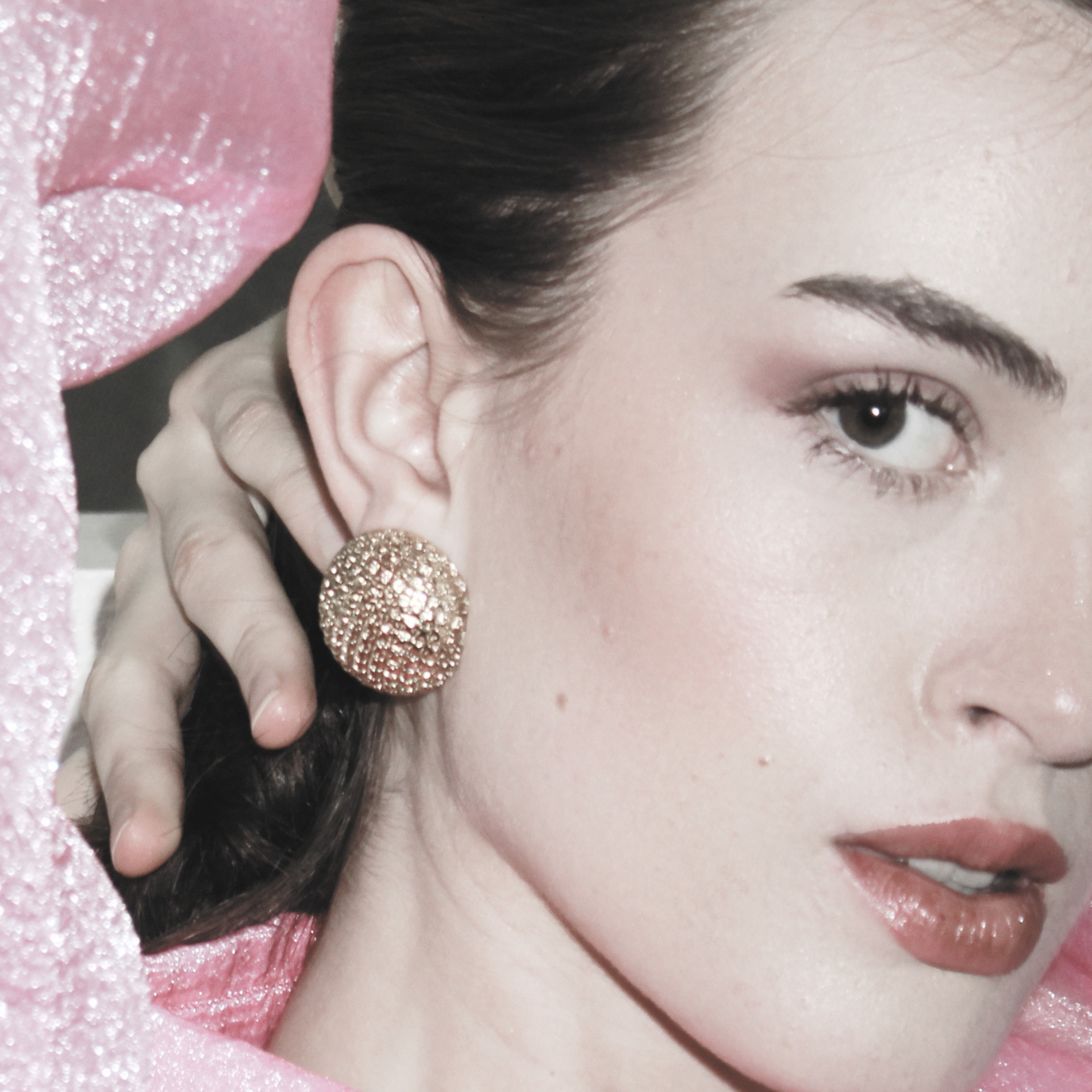 Courage Ornament Statement øreringe - forgyldt